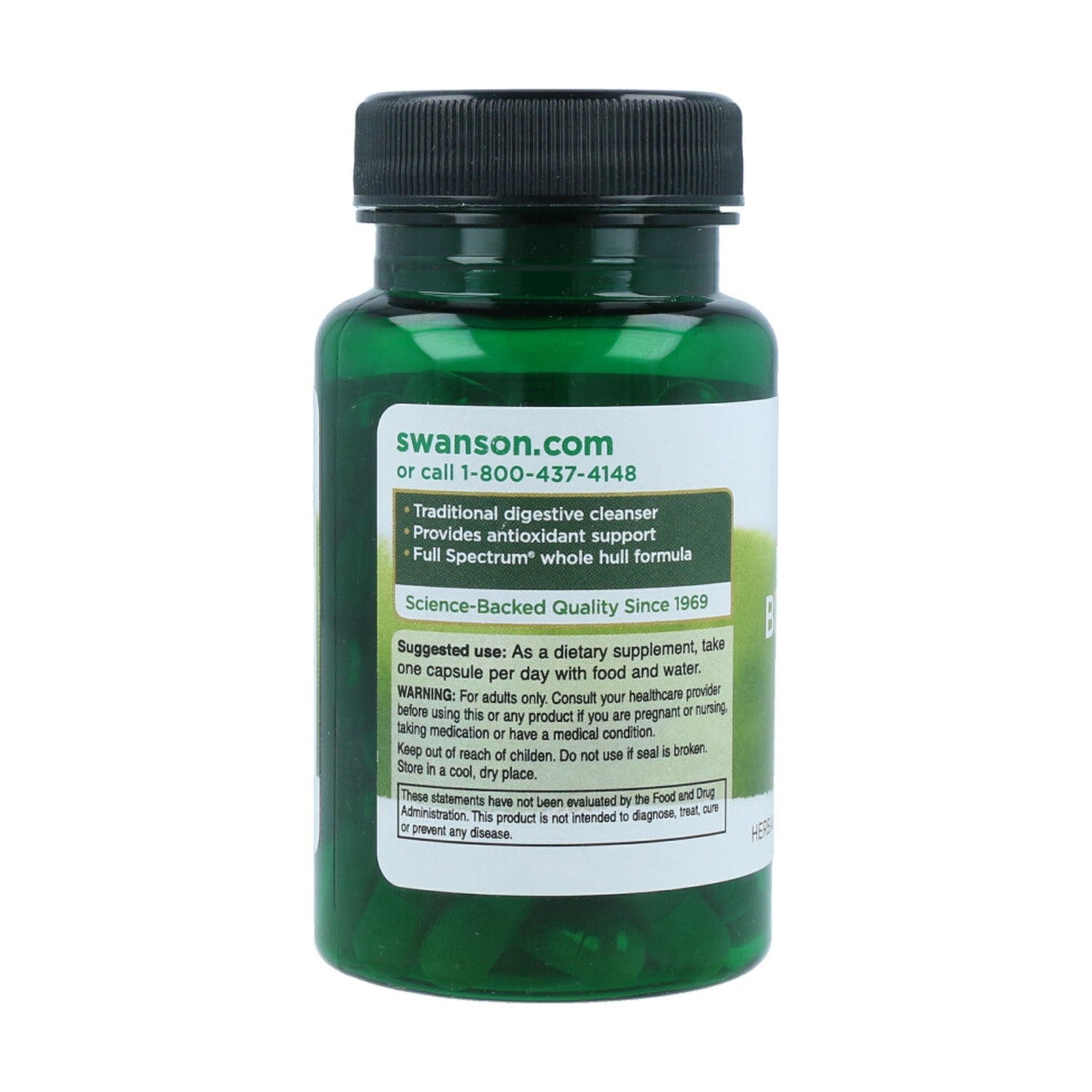 Swanson Black Walnut Hulls Capsules 500mg 60