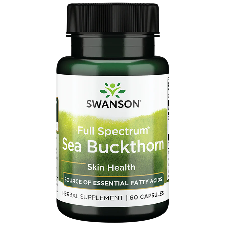 Swanson Full Spectrum Sea Buckthorn Capsules 400mg 60