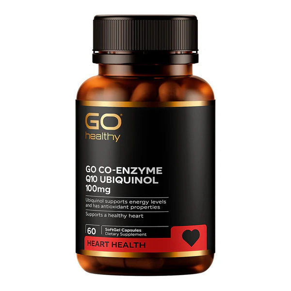 Go Co-Q10 Ubiquinol 100mg Capsules 60