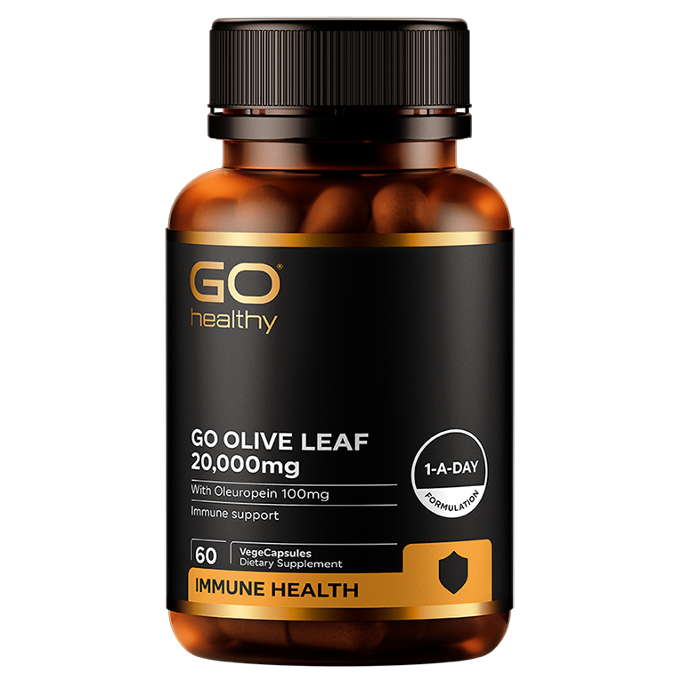 Go Olive Leaf 20,000mg VegeCapsules 60