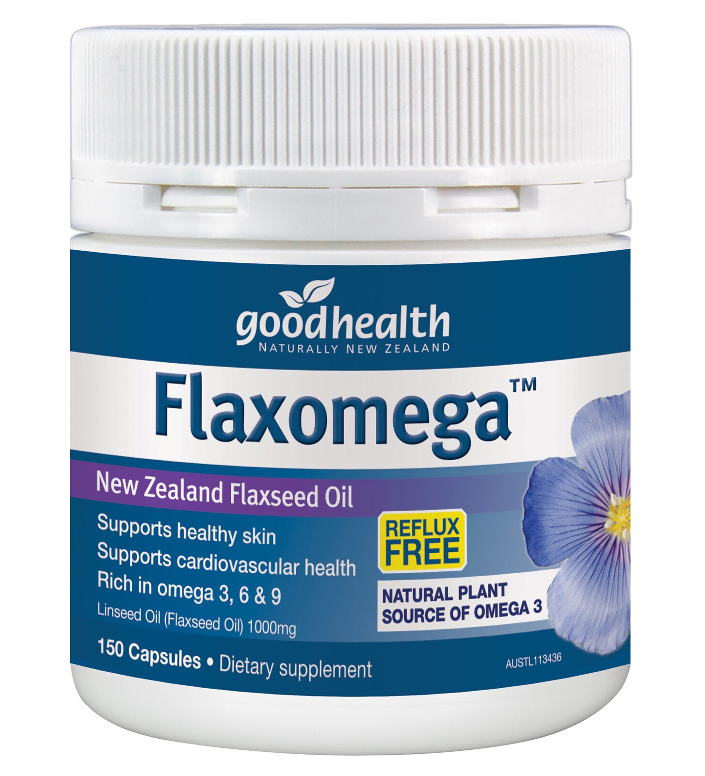 Good Health Flaxomega Oil 1000mg Caps 150 (Omega 3,9,6)