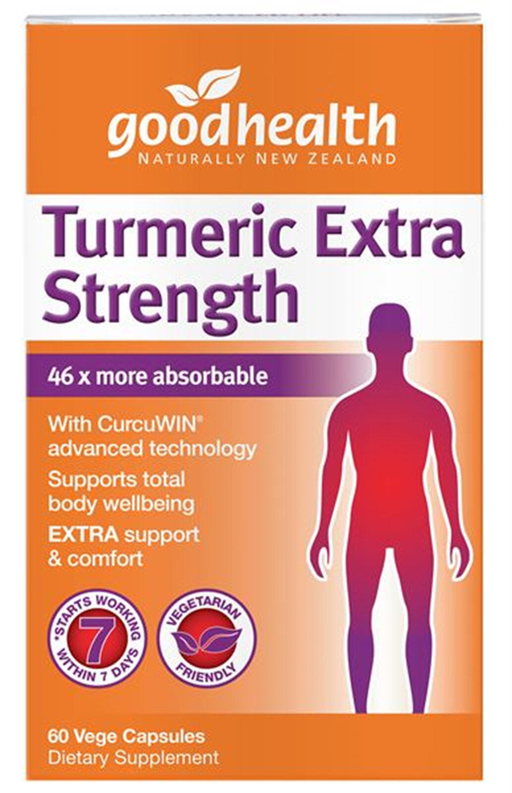 Good Health Turmeric Extra Strength Vegecaps 60