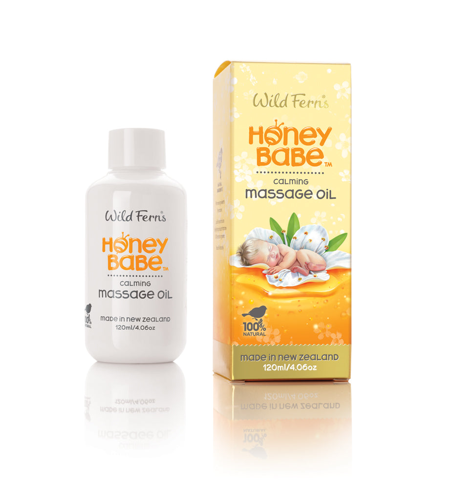 Wild Ferns Honey Babe Calming Massage Oil 120mL