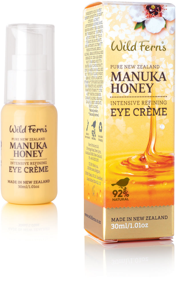 Wild Ferns Manuka Honey Intensive Refining Eye Creme 30ml (New)