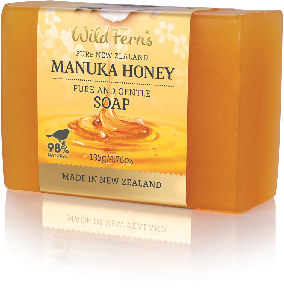 Wild Ferns Manuka Honey Pure and Gentle Soap 135g (New)