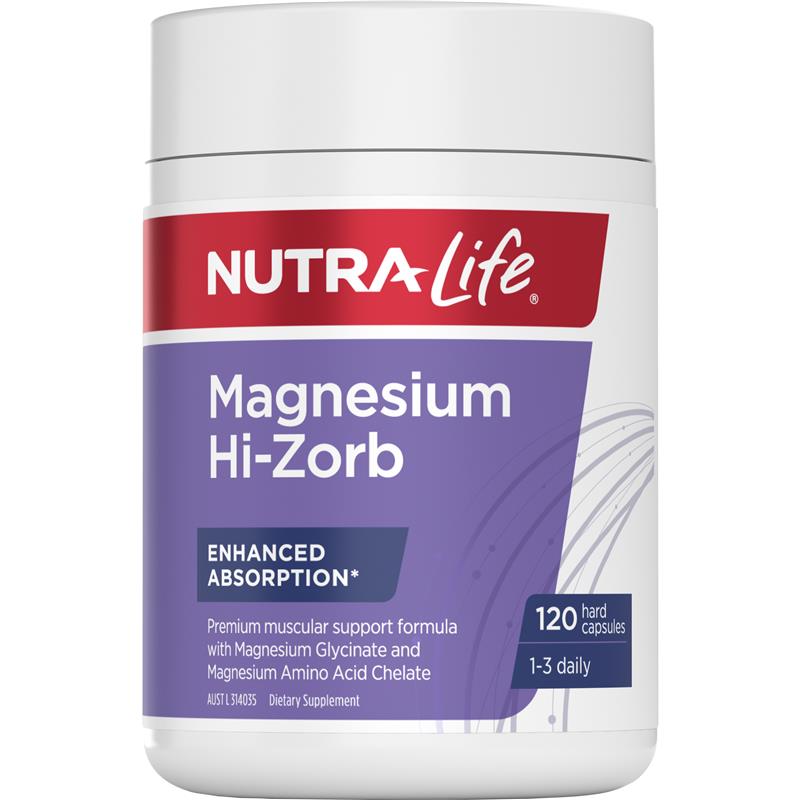 Nutralife Magnesium Hi-Zorb Capsules 120