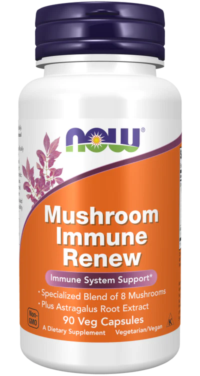 Now Mushroom Immune Renew Veg Capsules 90