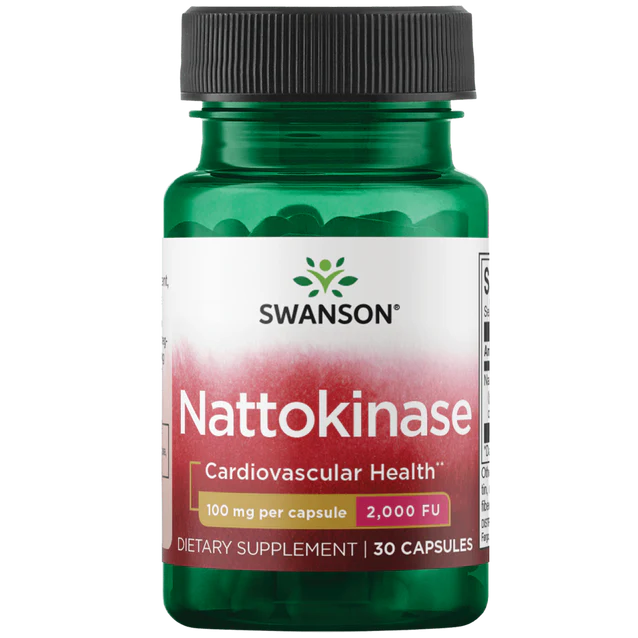 Swanson Nattokinase 2000 Fibrinolytic Units 100mg 30