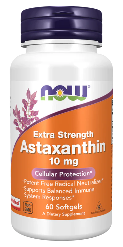 Now Astaxanthin 10 mg Softgels 60