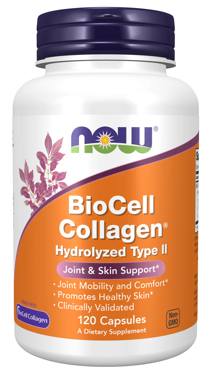 Now BioCell Collagen Hydrolyzed Type II Capsules 120