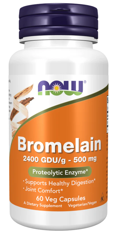 Now Bromelain 500 mg Veg Capsules 60