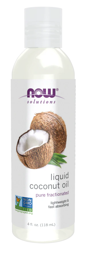 Now Coconut Oil Liquid Fractionated 118 ml