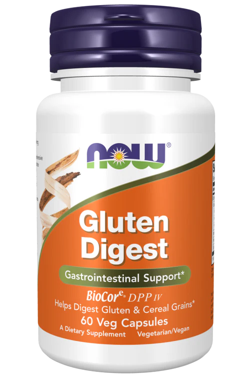 Now Gluten Digest Veg Capsules 60