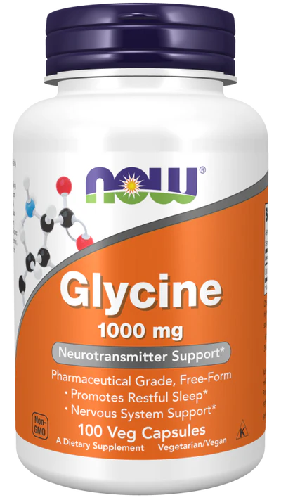 Now Glycine 1000 mg Veg Capsules 100