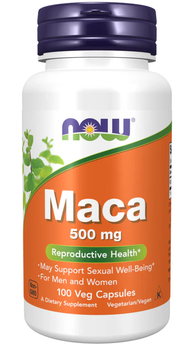 Now Maca 500 mg Veg Capsules 100