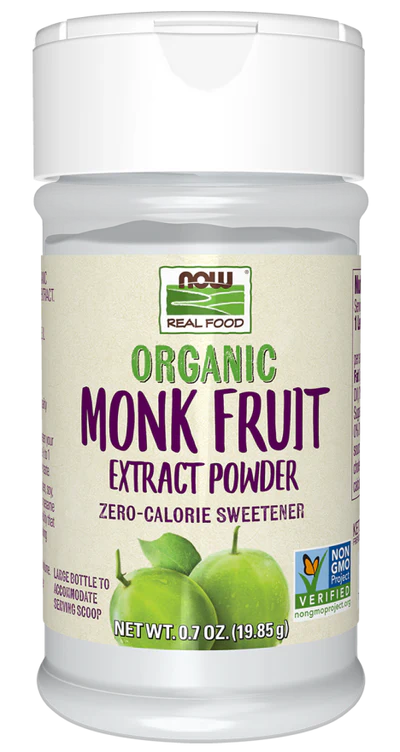 Now Monk Fruit Extract Organic Powder 0.7 oz / 19.85 g