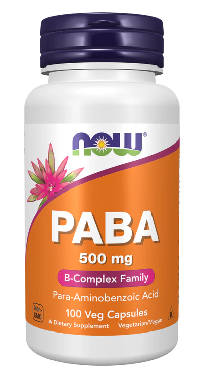 Now PABA 500 mg Veg Capsules 100