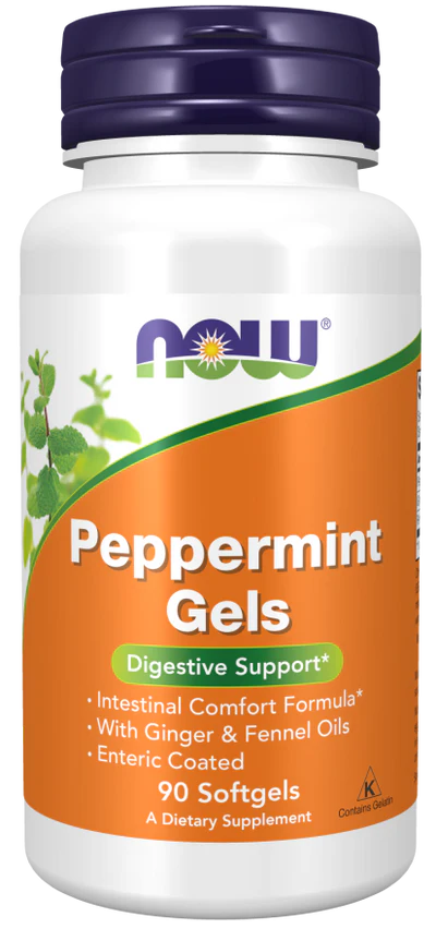 Now Peppermint Gels Softgels 90