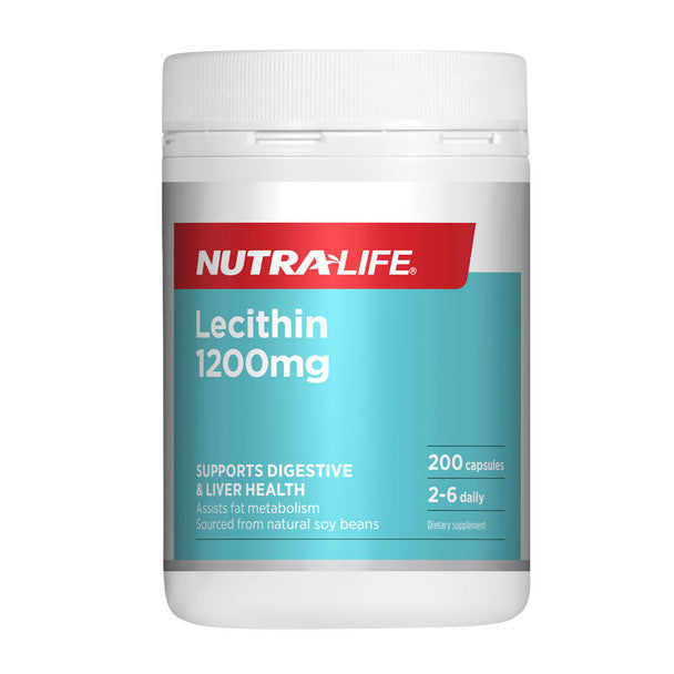 Nutralife Lecithin 1200mg Capsules 200