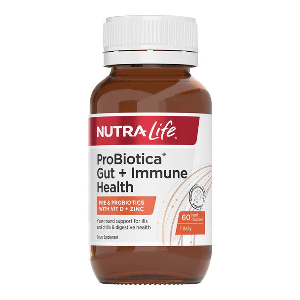 Nutralife Probiotica Gut + Immune Health Capsules 60