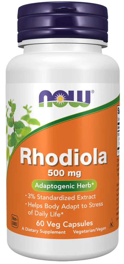 Now Rhodiola 500 mg Veg Capsules 60