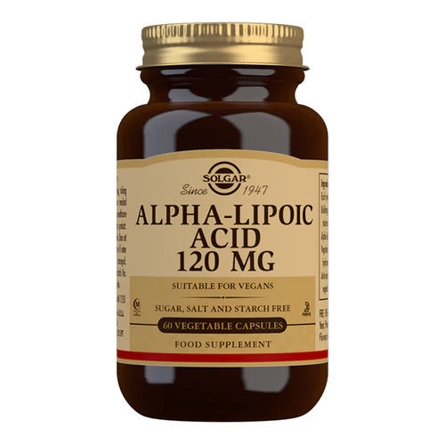 Solgar Alpha Lipoic Acid 120mg Vegecaps 60
