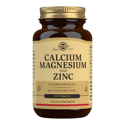 Solgar Calcium Magnesium Plus Zinc Tablets 100