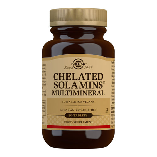 Solgar Chelated Solamins Multimineral Tablets 90