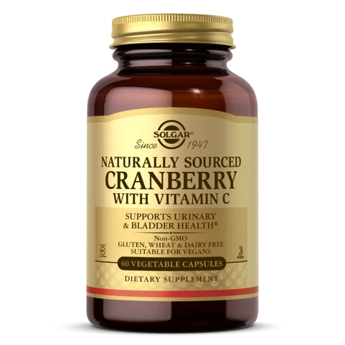 Solgar Natural Cranberry with Vitamin C Veggie Caps 60