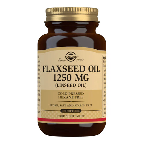 Solgar Flax Seed Oil 1250 mg Softgels 100