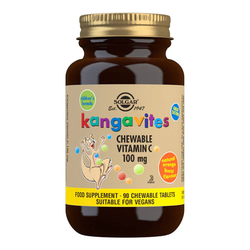 Solgar Kangavites Vitamin C 100 mg Chewable Tablets 90