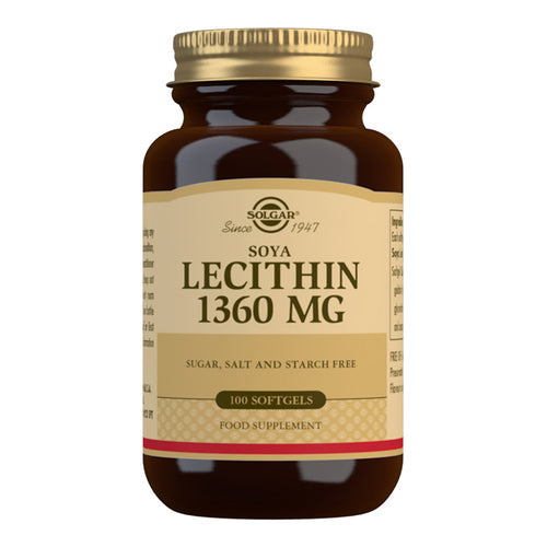 Solgar Lecithin 1360mg Softgels 100