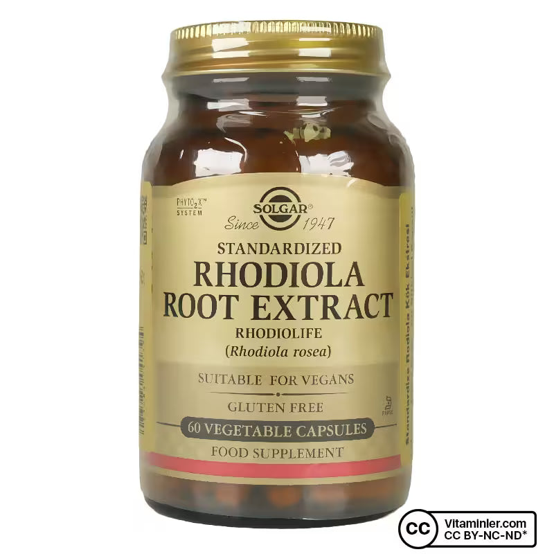 Solgar Rhodiola Root Vegetable Capsules 60