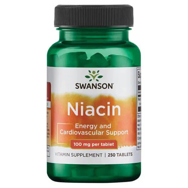 Swanson Niacin (B3) Tablets 100mg 250