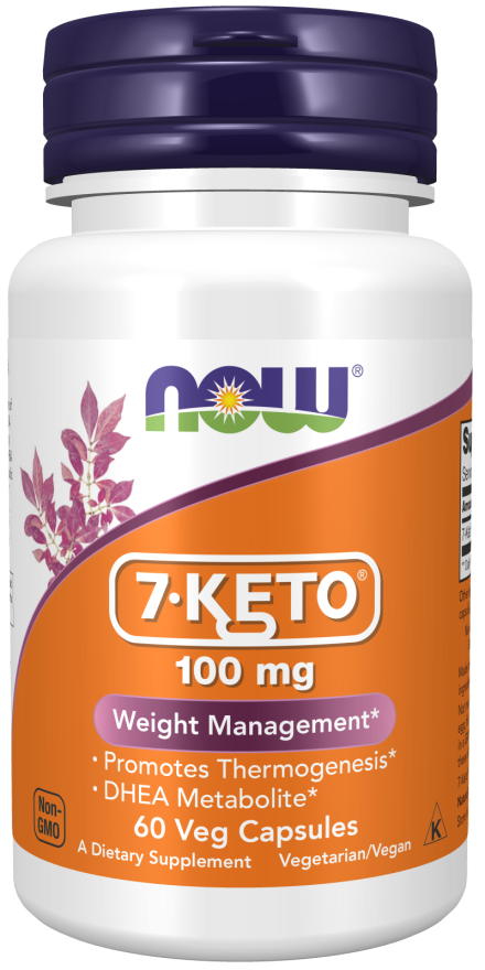 Now 7-KETO® 100 mg Veg Capsules 60