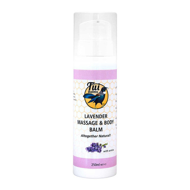 Tui Balms Lavender Massage & Body Balm Pump Pack 250ml