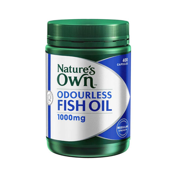Natures Own Omega 3 Odourless Fish Oil 1000mg Capsules 400