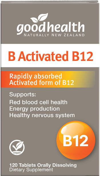 Good Health B Activated B12 120 Tabs - Health Chemist NZ - Online Pharmacy