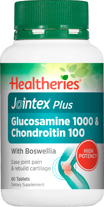 Healtheries Jointex plus Glucosamine 1000 and Chondroitn 100mg tablets, 120 tabs
