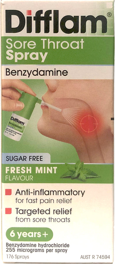 Diffin Spray Difflam Spray 30ml - Health Chemist NZ - Online Pharmacy
