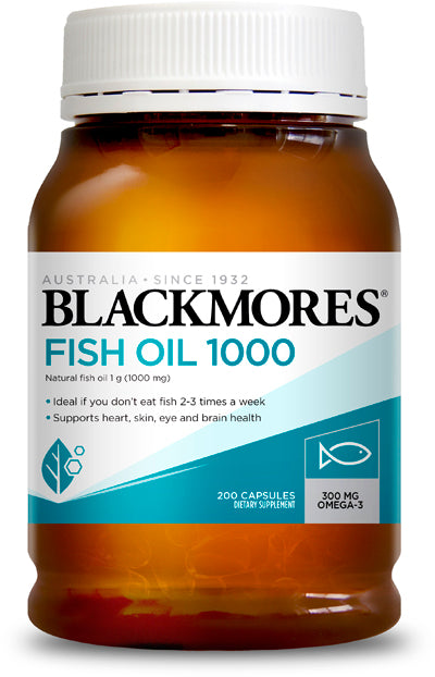 Blackmores Fish Oil 1000 Capsules 200