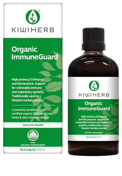 Kiwiherb Organic ImmuneGuard 200ml (Was Winterguard)