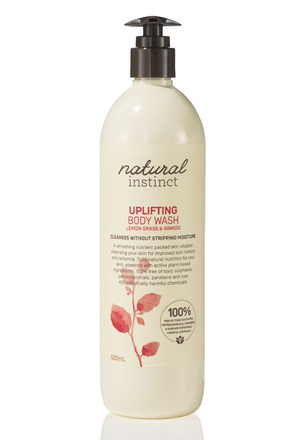 Natural Instinct Uplifting Lemongrass & Ginkgo Body Wash 1000ml