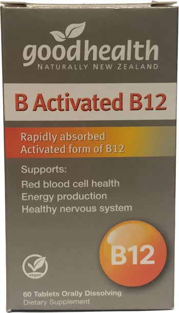 Good Health B Activated B12 60 tabs
