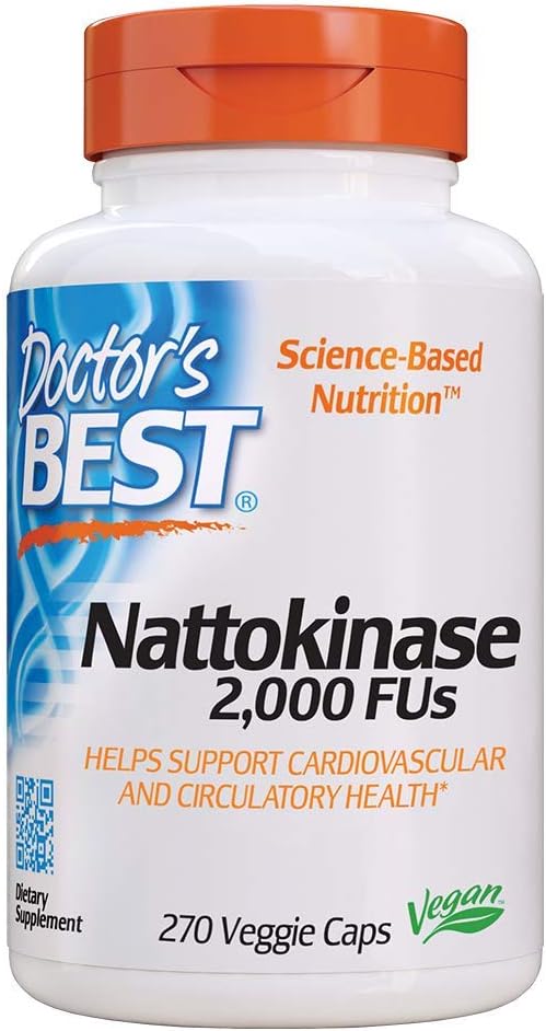 Doctor's Best Nattokinase 2000 FUs Veggiecaps 90