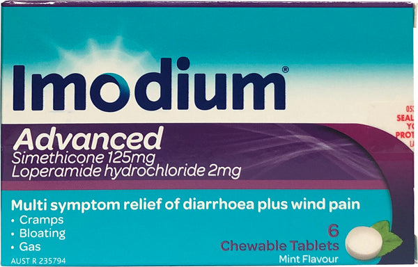 Imodium Advanced Chewable Tabs 6