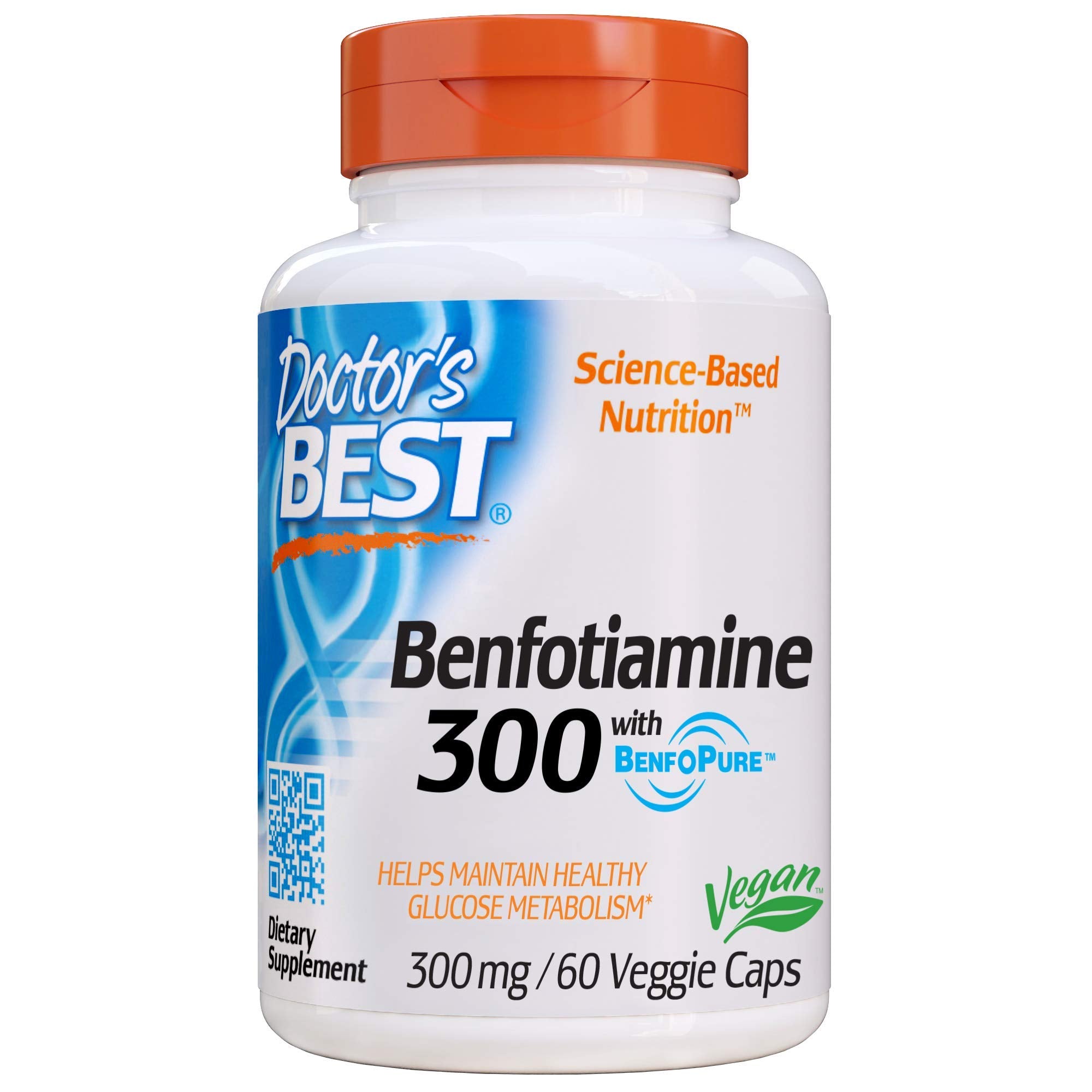 Doctor's Best  Benfotiamine 300 Vegecaps 60