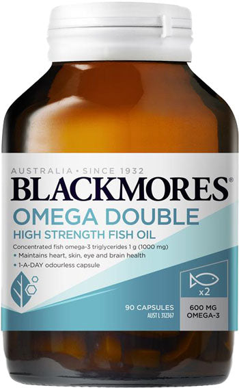 Blackmores Omega Double High Strength Fish Oil Capsules 90