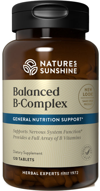 Natures Sunshine Balanced B Complex Tablets 120