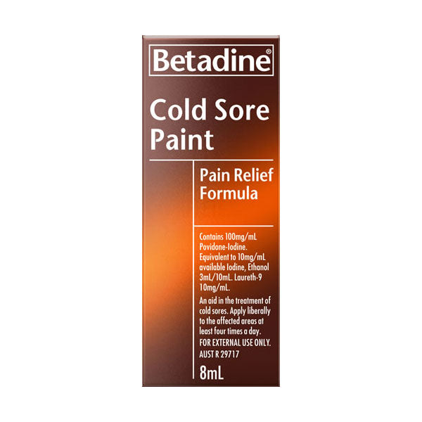 Betadine Cold Sore Paint Relief 8ml
